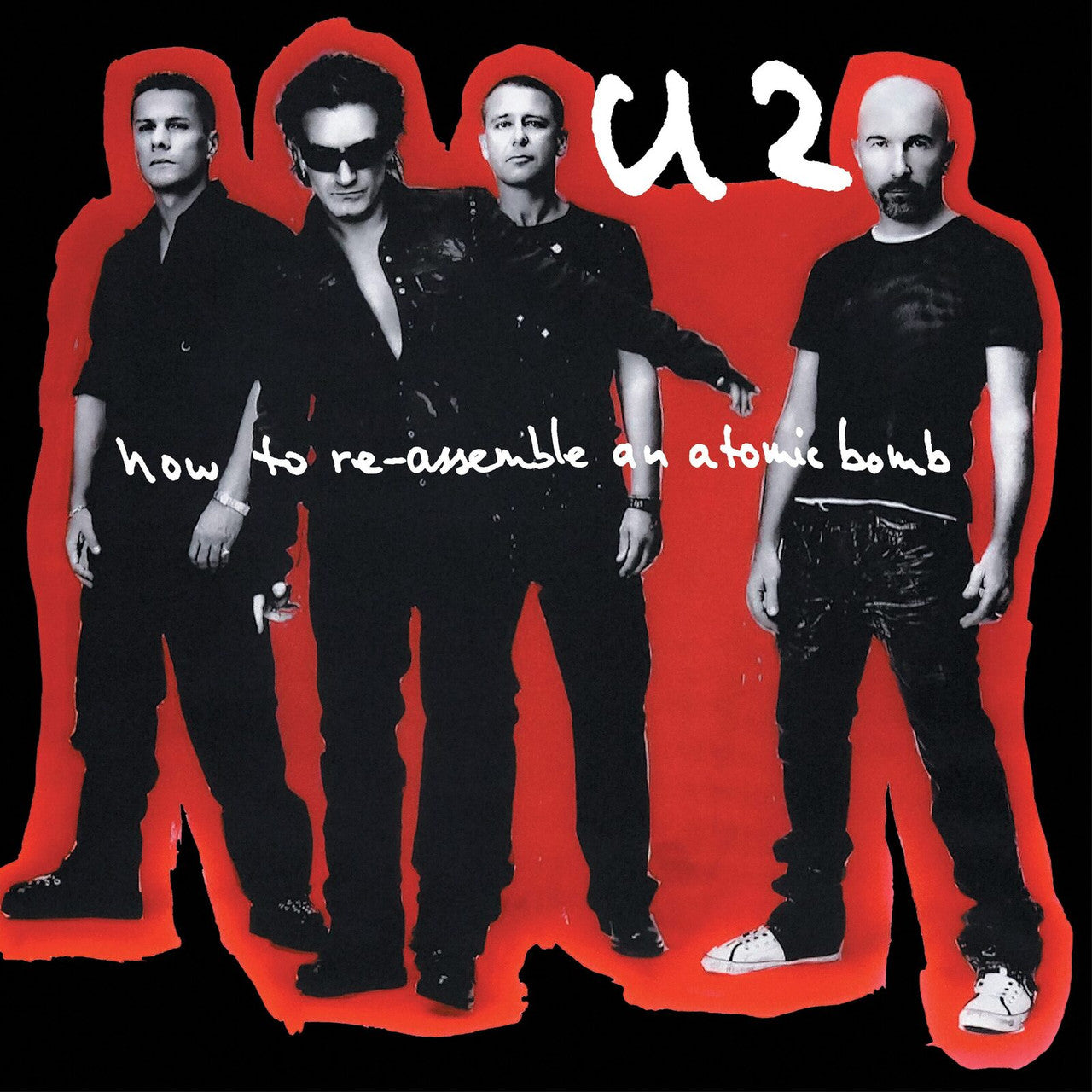 U2 - How To Re-Assemble An Atomic Bomb - RSD Black Friday 2024 - Red/Black Marbled Vinyl LP Record