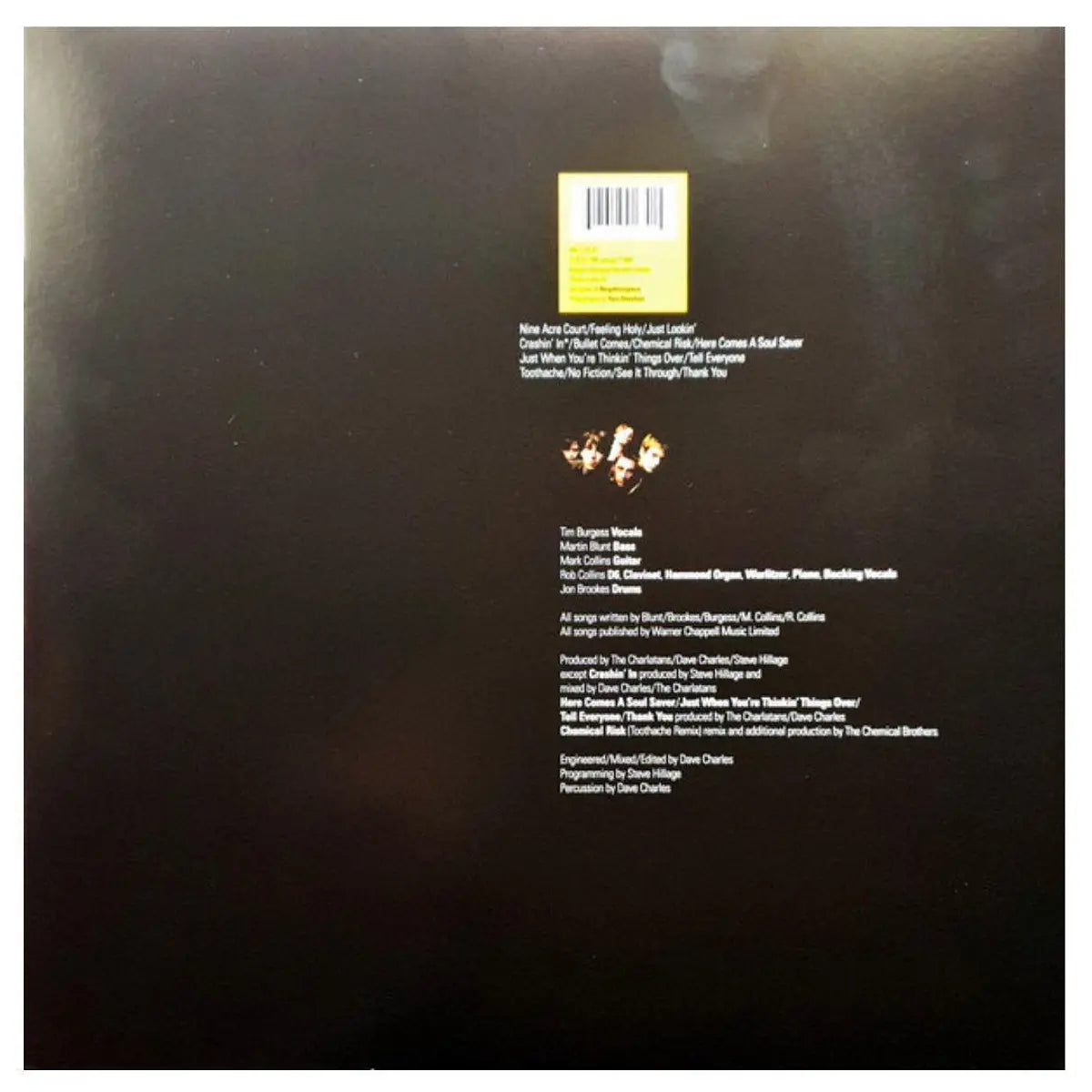 Charlatans, The - Charlatans - Yellow Marbled Vinyl LP Record