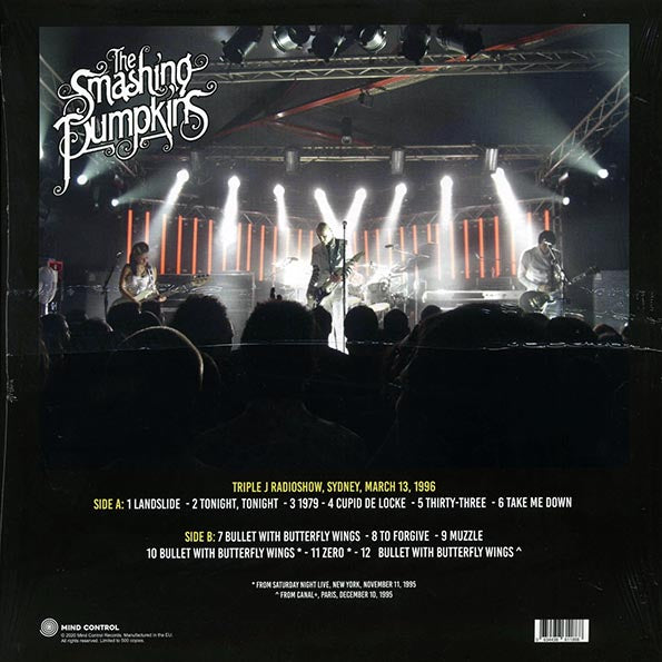 Smashing Pumpkins, The - Triple J Radioshow. Sydney. March 13 1996 - Fm Broadcast - Vinyl LP Record