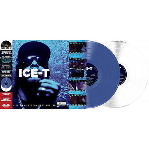 Ice-T - Live In Montreux Festival - Limited Edition Dark Blue & White Double Vinyl - (RSD 2025) - Vinyl LP Record