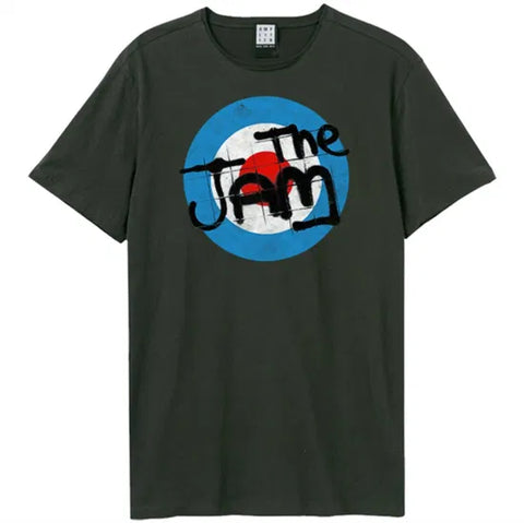 Jam, The - Target Amplified Vintage Charcoal - T Shirt
