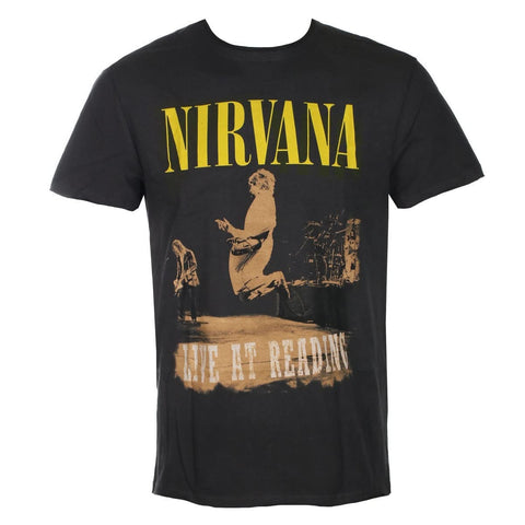 Nirvana - Live At Reading Amplified Vintage Black - T Shirt