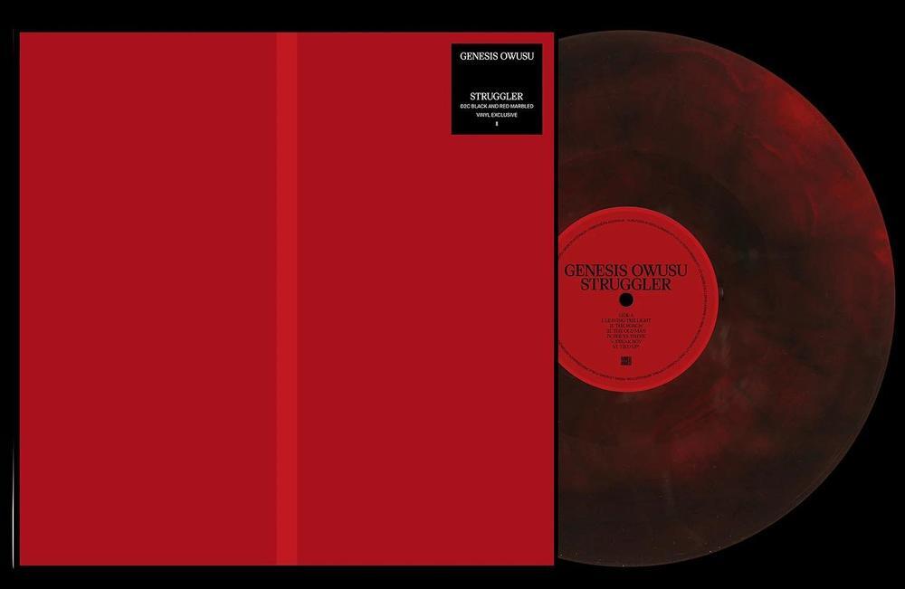 Genesis Owusu - Struggler - Black & Red Marble Coloured Vinyl LP Record