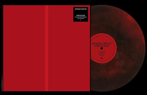Genesis Owusu - Struggler - Black & Red Marble Coloured Vinyl LP Record