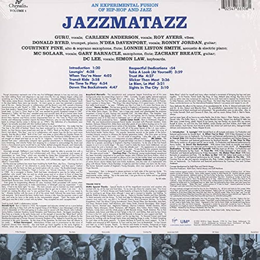 Guru - Jazzmatazz Volume 1 - Vinyl LP Record