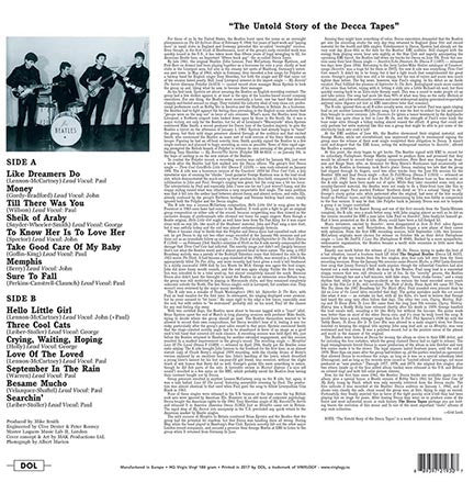 - Beatles, The - The Decca Tapes Vinyl LP Record - - Vinyl Messi