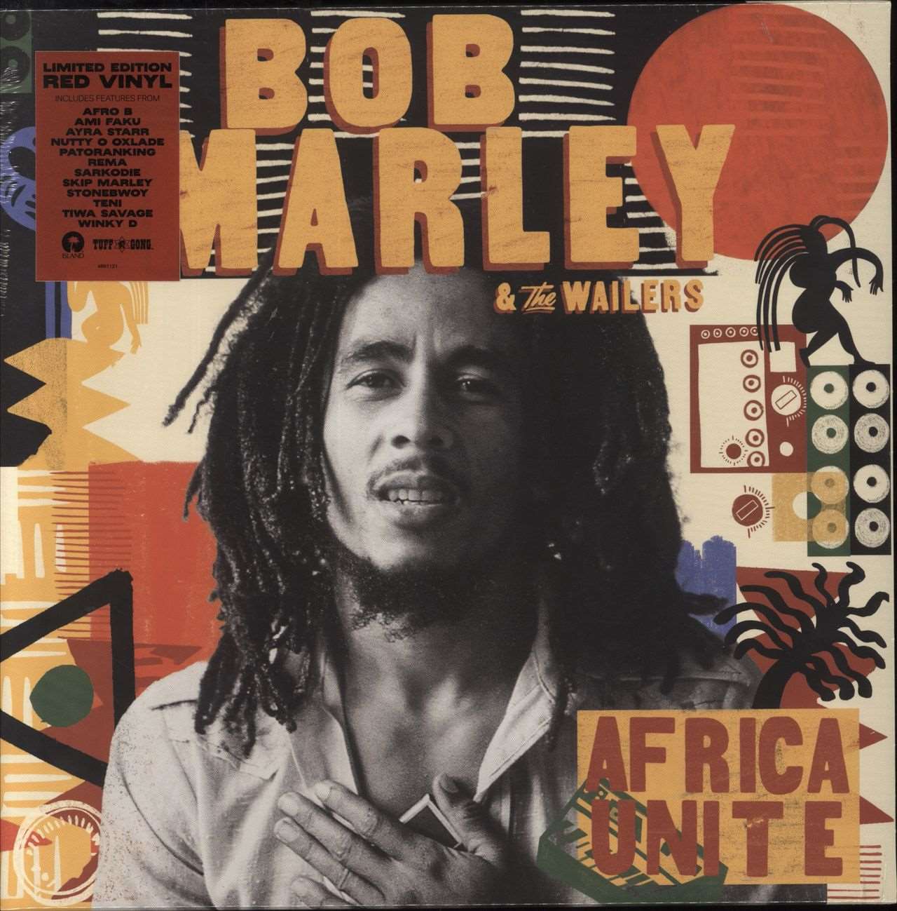 - Bob Marley & The Wailers - Africa Unite - Red Coloured Vinyl LP Record - - Vinyl Messi