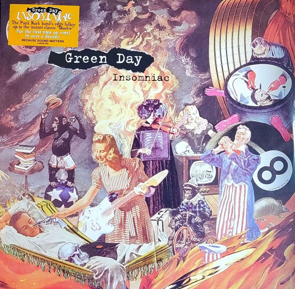 - Green Day - Insomniac Vinyl LP Record - - Vinyl Messi