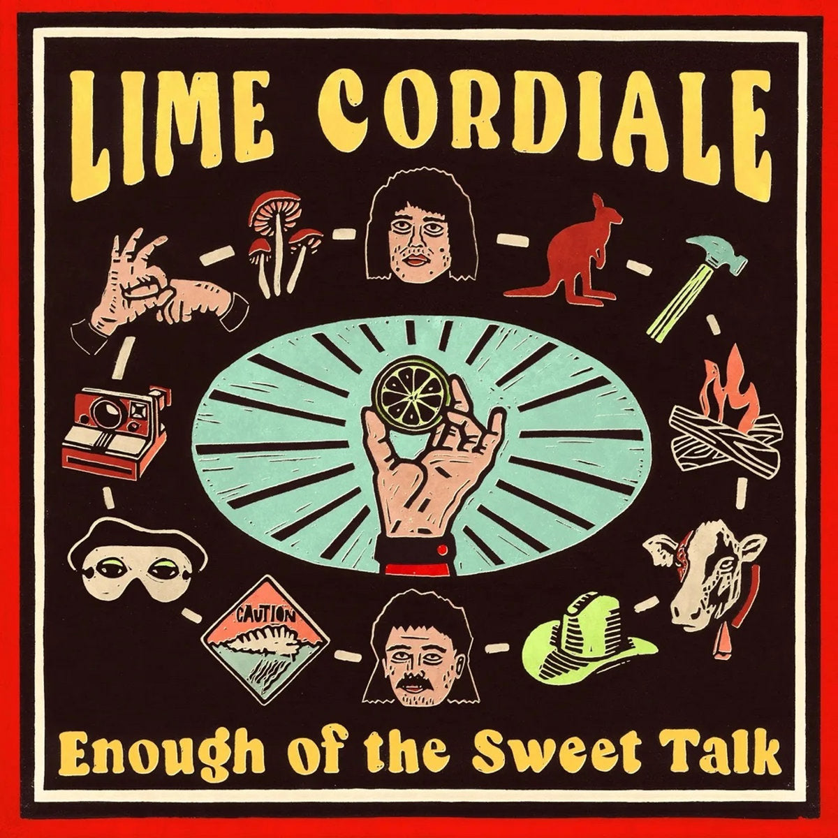 Lime Cordiale - Enough Of The Sweet Talk - Black LP & Booklet - Vinyl LP Record