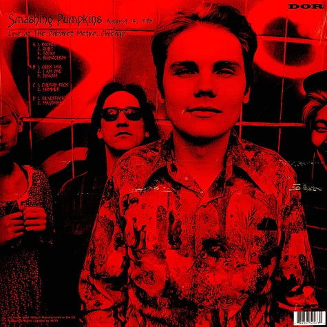 - Smashing Pumpkins - Live At The Cabaret Metro. Chicago. Il - August 14. 1993 - Purple Vinyl LP Record - - Vinyl Messi