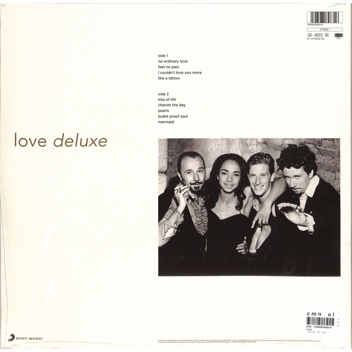 Sade - Love Deluxe - Vinyl LP Record