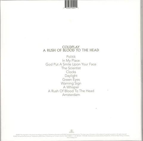 Coldplay - A Rush of Blood to the Head Vinyl LP Record