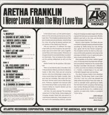 Aretha Franklin - I Never Loved A Man The Way I Loved You - Vinyl LP Record