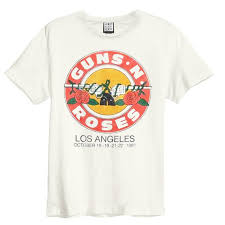 Guns 'N' Roses - Vintage Bullet Amplified Vintage White - T Shirt