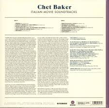 Chet Baker - Italian Movie Soundtracks - Limited Transparent Purple Vinyl LP Record