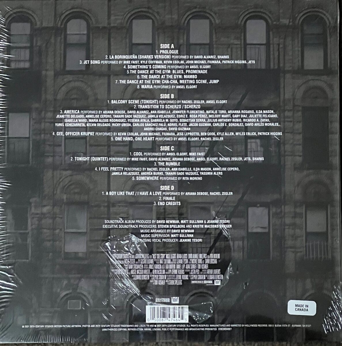 Various Artists - West Side Story - Original Soundtrack - Translucent Red Vinyl LP Record
