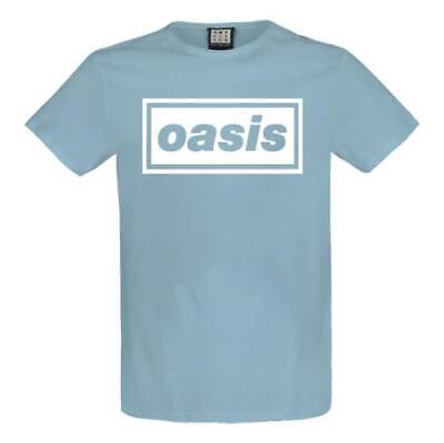 Oasis - Logo Amplified Vintage Blue - T Shirt