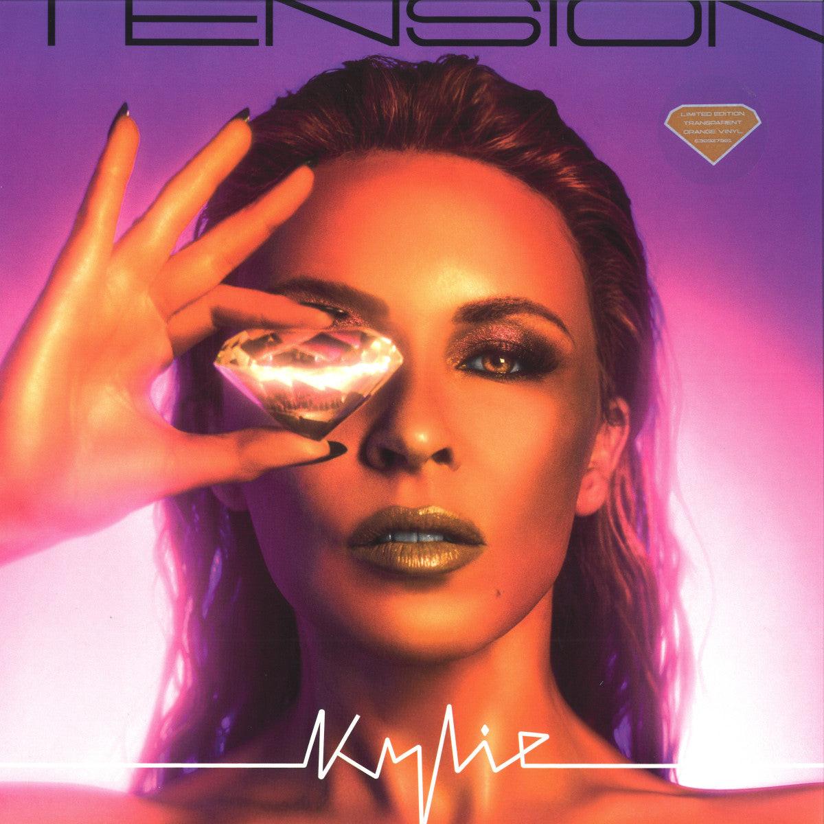 Kylie Minogue  - Tension - Transparent Orange Vinyl LP Record - Vinyl Messi