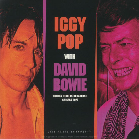 Iggy Pop & David Bowie - Best of Live at Mantra Studios Broadcast 1977 - Vinyl LP Record