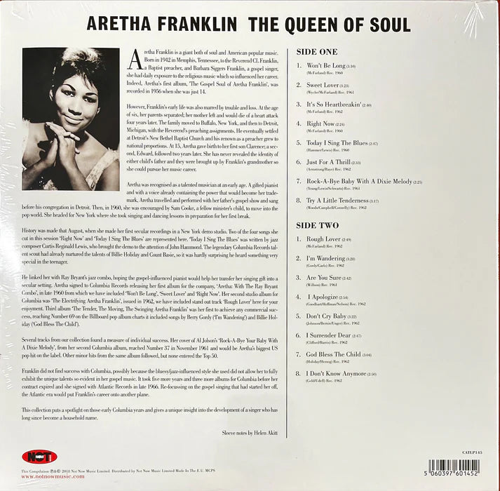 Aretha Franklin - The Queen of Soul Vinyl LP Record