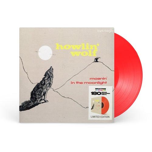 Howlin' Wolf - Moanin' In The Moonlight - Limited Edition Red Vinyl LP Record