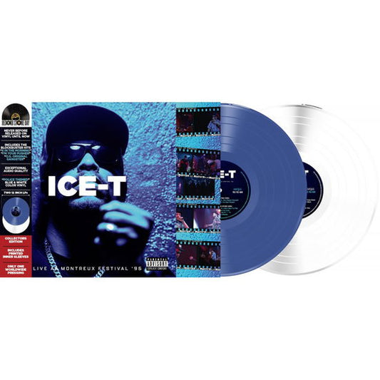 Ice-T - Live In Montreux Festival - Limited Edition Dark Blue & White Double Vinyl - (RSD 2025) - Vinyl LP Record