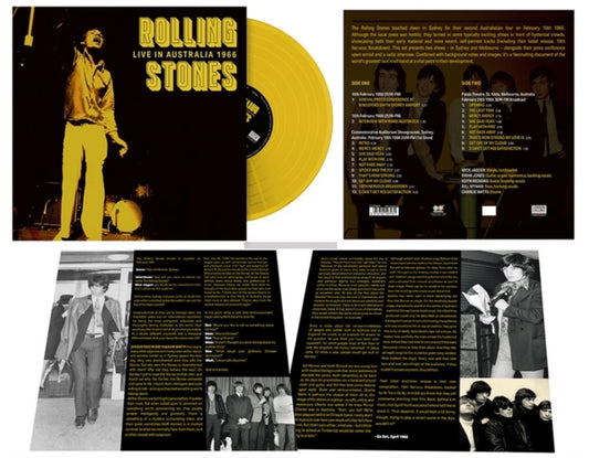 Rolling Stones, The - Live in Australia 1966 - Limited Edition Coloured Vinyl LP Record