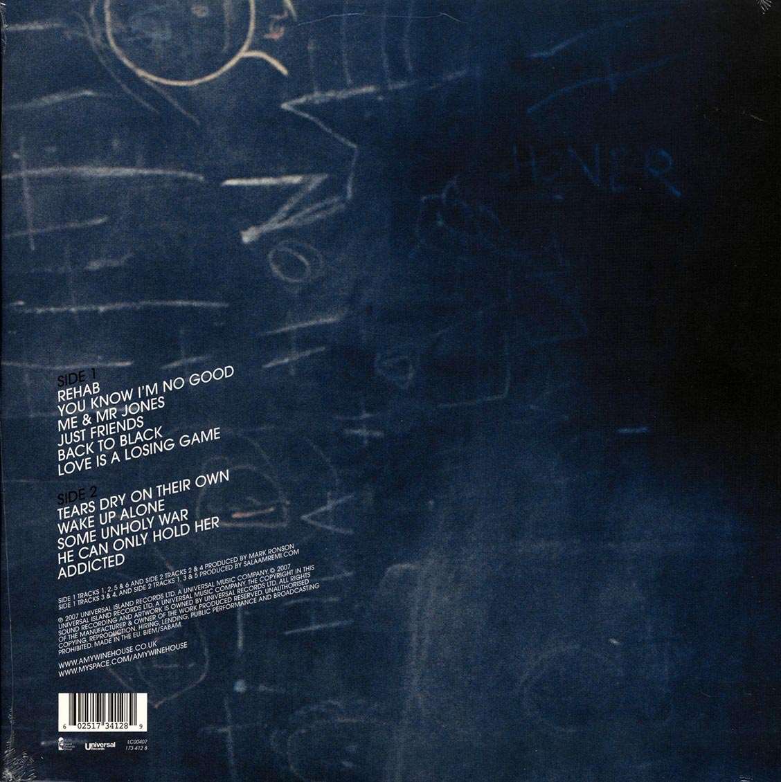  - Amy Winehouse - Back to Black Vinyl LP Record -  - Vinyl Messi 