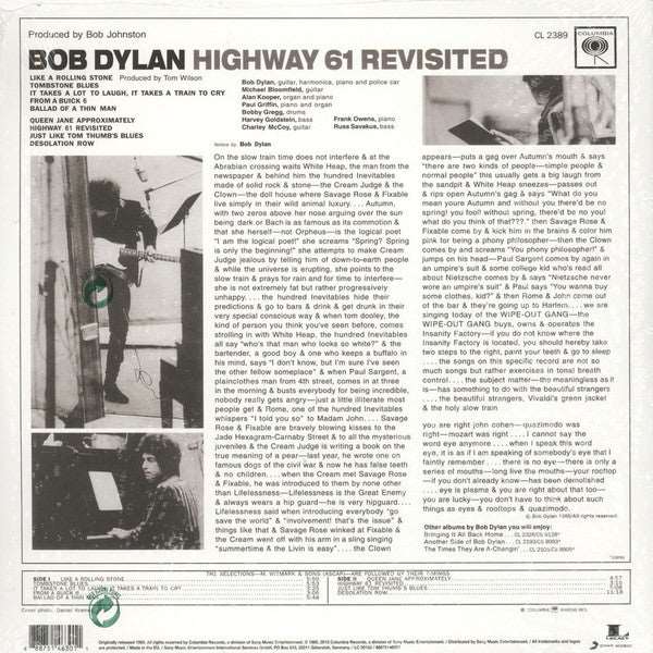  - Bob Dylan - Highway 61 Revisited Vinyl LP Record -  - Vinyl Messi 