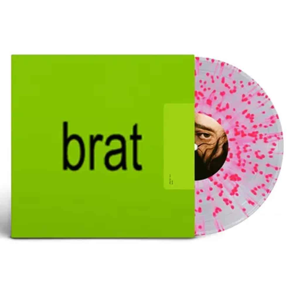 Charli XCX - BRAT - Limited Edition Clear Pink Splatter Vinyl LP Record RARE