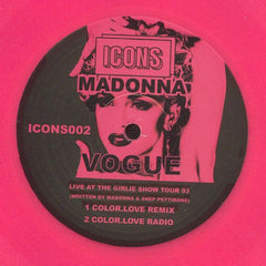 Madonna - Vogue - 12'' Single Coloured LP Vinyl Record