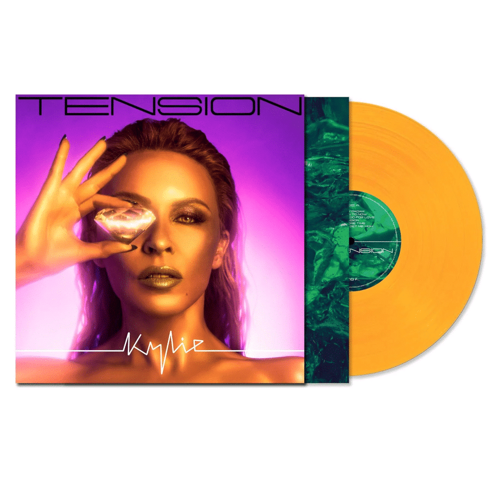 Kylie Minogue  - Tension - Transparent Orange Vinyl LP Record - Vinyl Messi