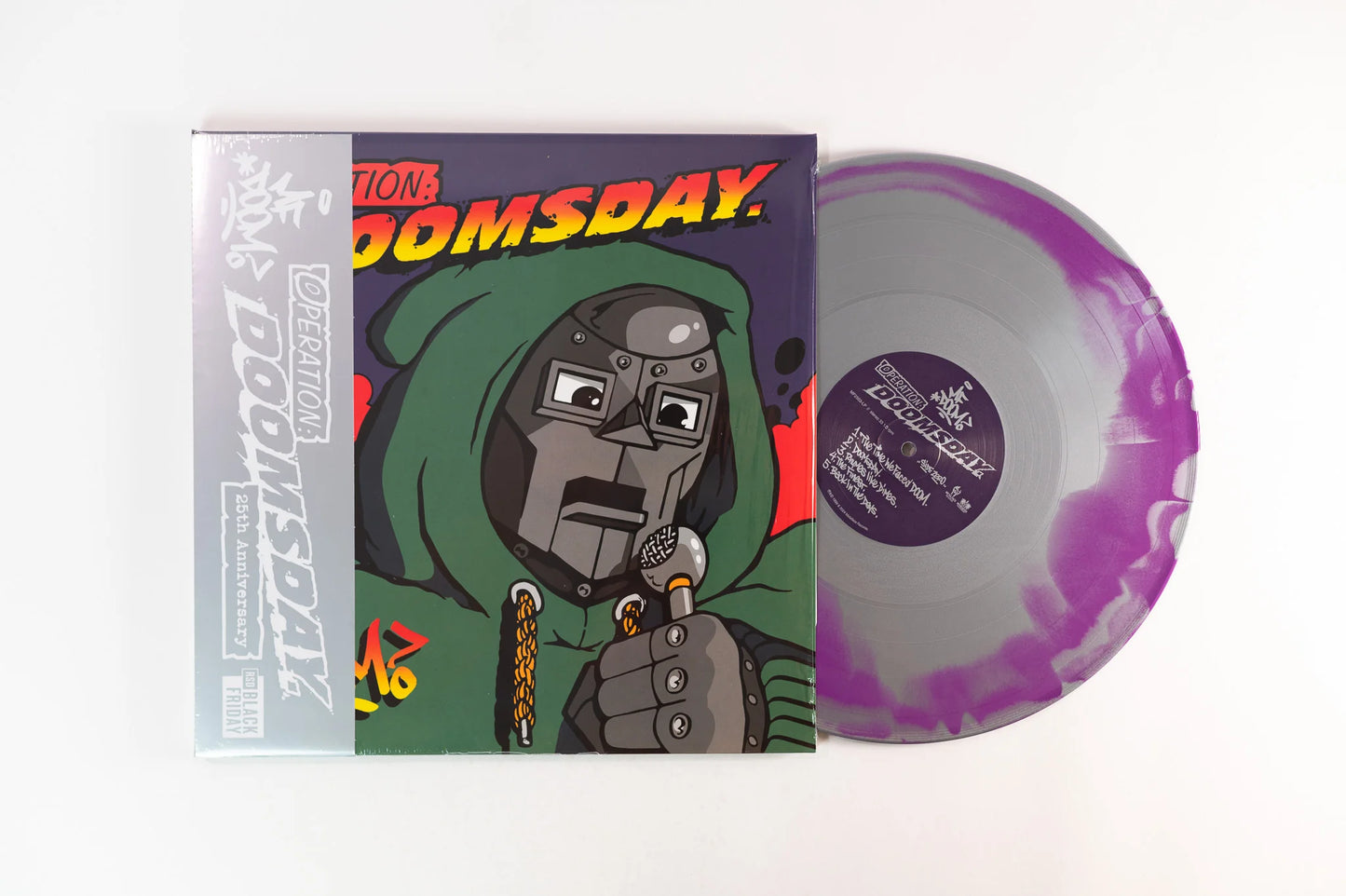 MF Doom - Operation: Doomsday 25th Anniversary Edition - RSD Black Friday 2024 - Silver Vinyl LP Record