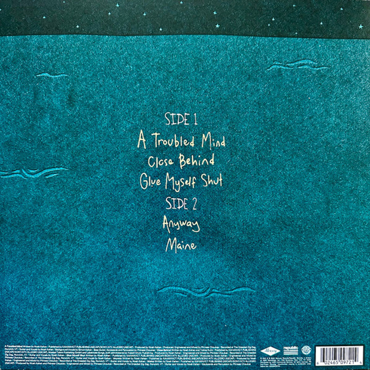 Noah Kahan - Cape Elizabeth - Limited Edition Coloured Vinyl LP Record