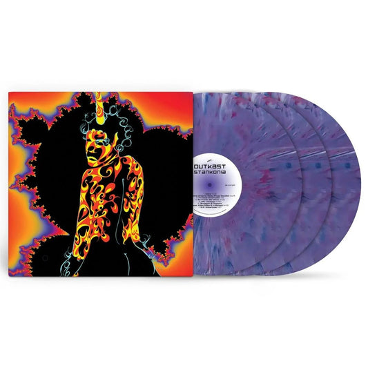 Outkast - Stankonia (25th Anniversary Edition) - Purple Marble Coloured Vinyl 3LP Record with Poster - Vinyl Messi