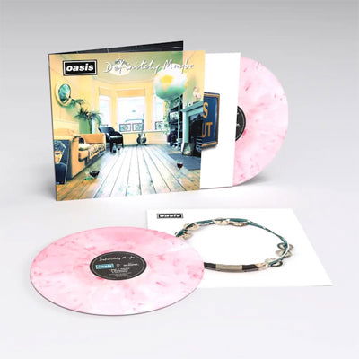  - Oasis - Definitely Maybe: 30th Anniversary Strawberries and Cream Limited Edition Coloured Vinyl LP Record -  - Vinyl Messi 