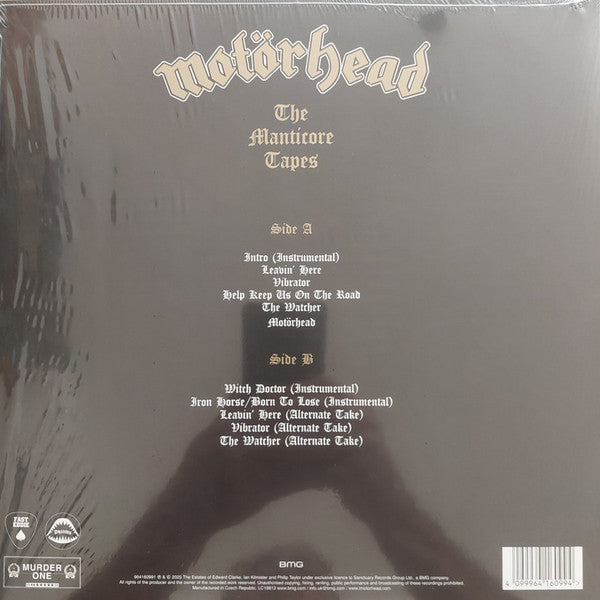 Motörhead - The Manticore Tapes - Vinyl LP Record