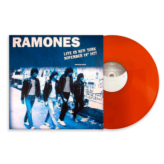  - Ramones - Live In New York November 14th 1977 - Orange Vinyl LP Record -  - Vinyl Messi 