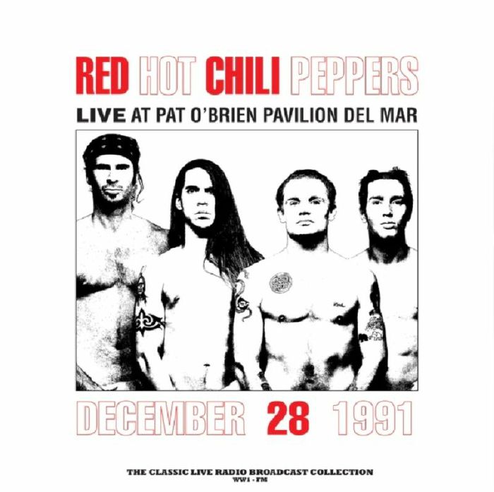  - Red Hot Chili Peppers - Live at Pat O'Brien Pavilion, Del Mar 1991 - Red Marble Vinyl LP Record -  - Vinyl Messi 