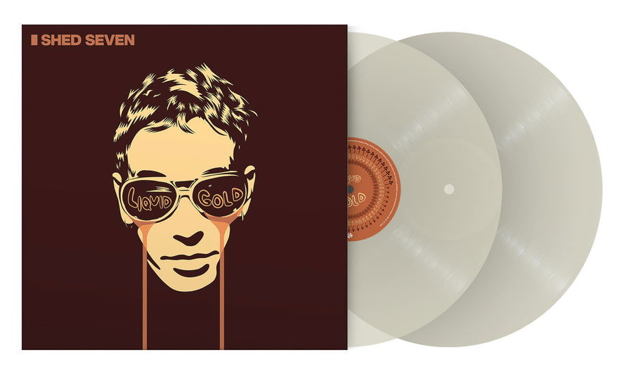 Shed Seven - Liquid Gold - Limited Edition Clear Vinyl LP Record