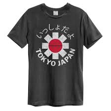 Red Hot Chili Peppers - Tokyo Japan Amplified Vintage Charcoal - T Shirt