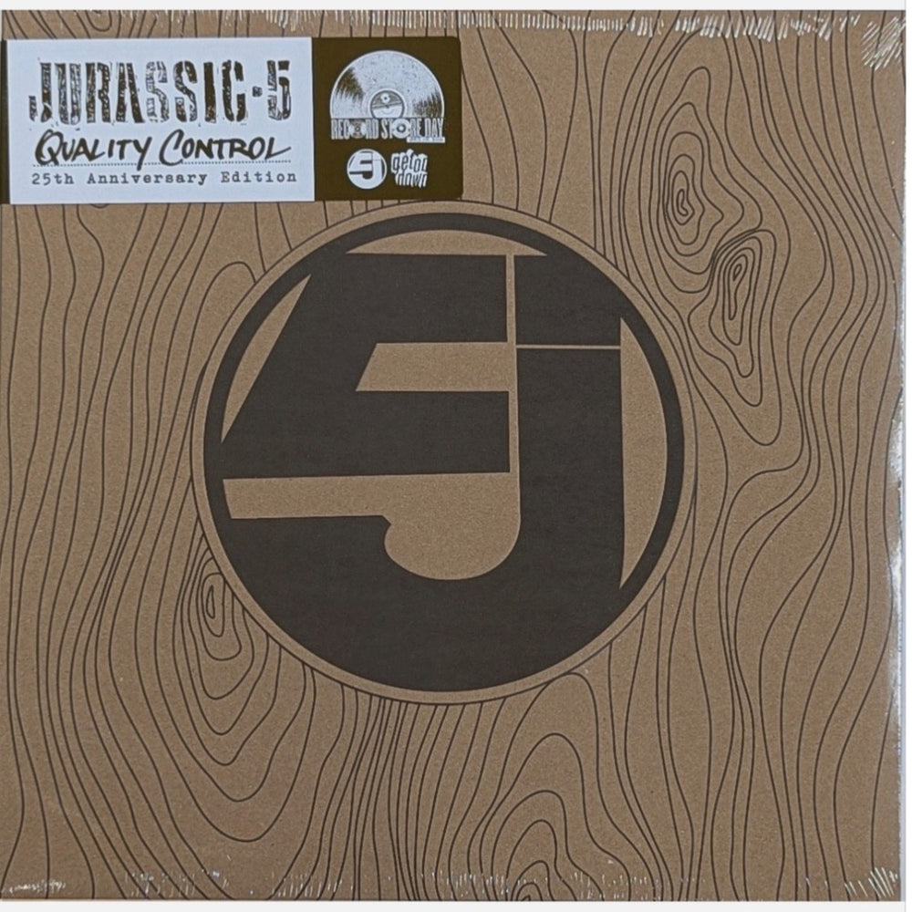 Jurassic 5 - Quality Control: 25th Anniversary Edition (RSD 2026) - Wood Grain Coloured Vinyl 2LP Record