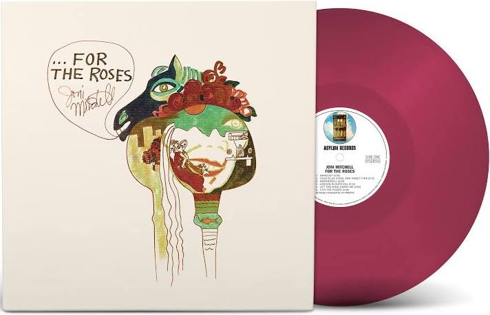 Joni Mitchell - For The Roses (RSD 2026) - Rose Coloured Vinyl LP Record