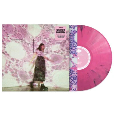 Soccer Mommy - Sometimes, Forever - Indie Exclusive Pink with Black Splatter Vinyl LP Record